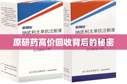九江原研药高价回收背后的秘密