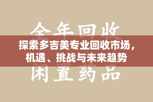九江探索多吉美专业回收市场，机遇、挑战与未来趋势